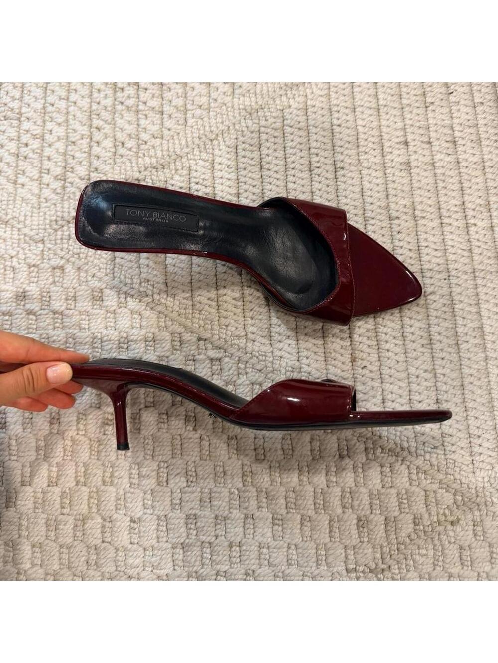 Tony Bianco Fiesta Heel in Bordeaux